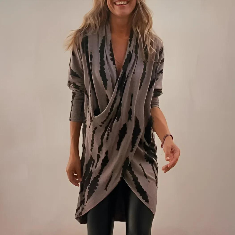 VITTORIA |  LUXE V-HALS TUNIEK MET LOSSE FIT