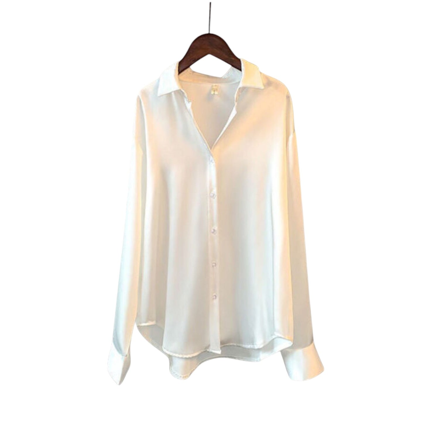 ELVI | SATIJNEN DAMESBLOUSE