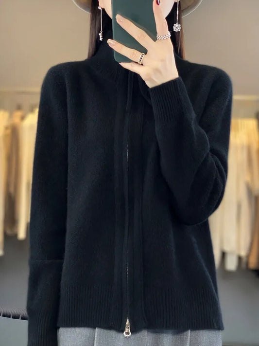 Luna's® | Cozy Zip-Up Cardigan
