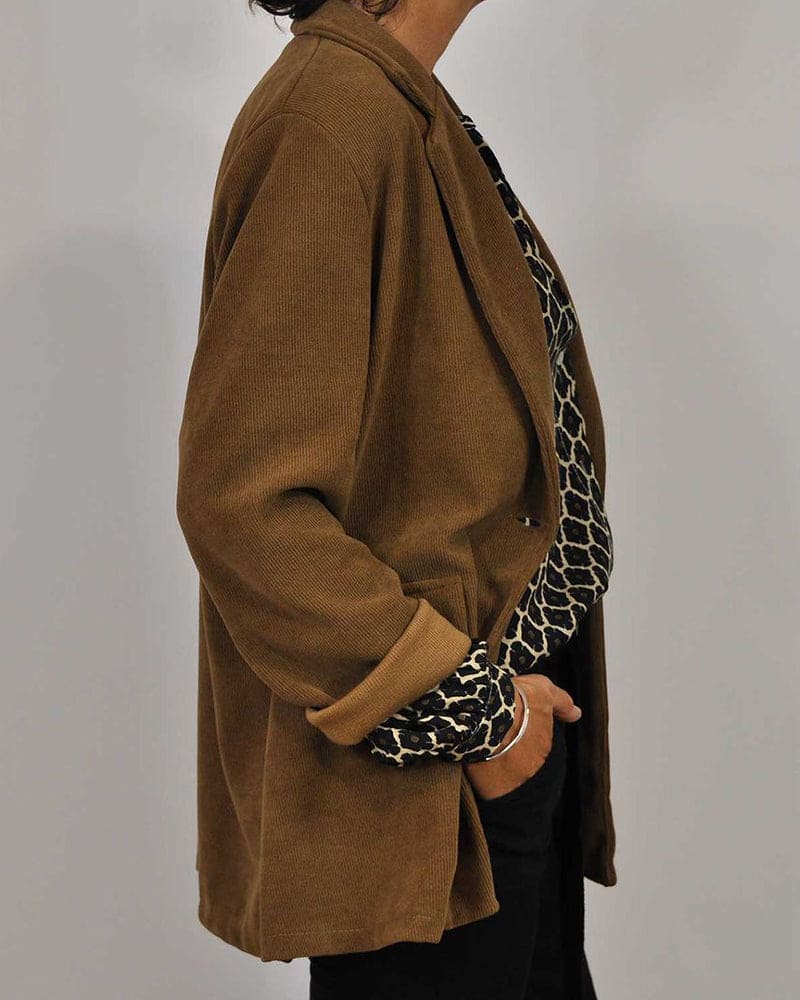 Luna's® | Relaxed V-Hals Midi-Shirt