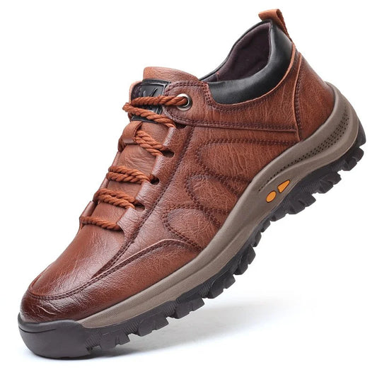 MATT |  LEREN CASUAL HERENSCHOENEN
