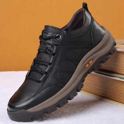 MATT |  LEREN CASUAL HERENSCHOENEN