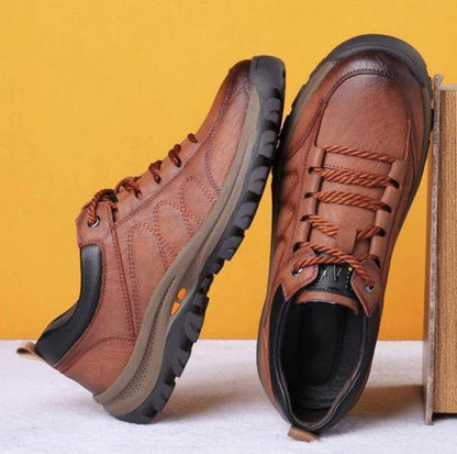 MATT |  LEREN CASUAL HERENSCHOENEN