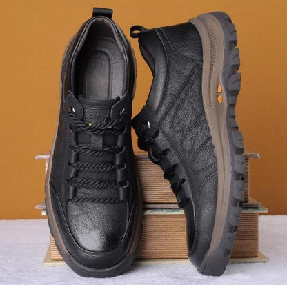 MATT |  LEREN CASUAL HERENSCHOENEN