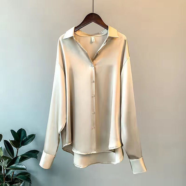 ELVI | SATIJNEN DAMESBLOUSE